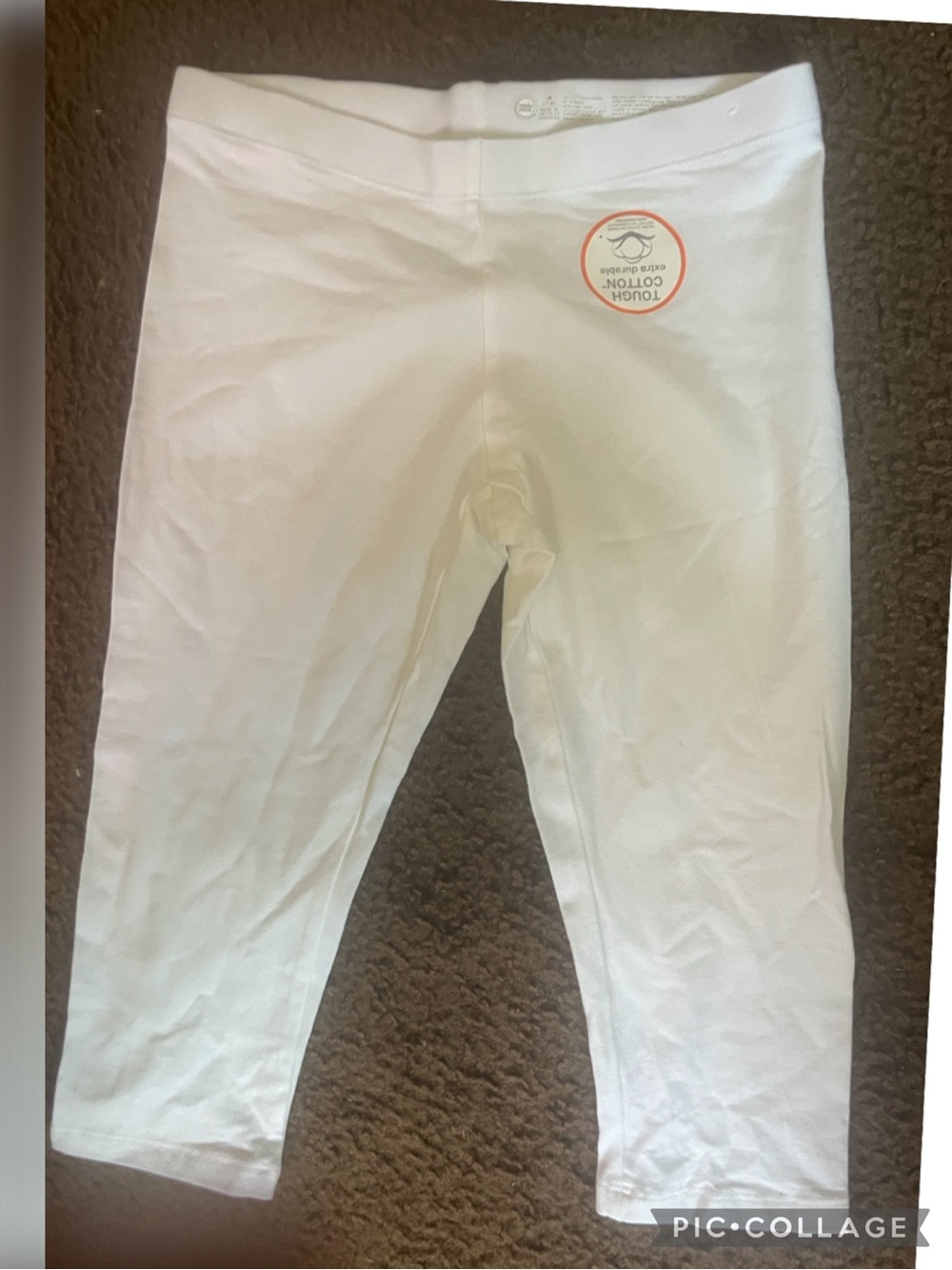 wonder nation White Girls' Cotton Stretch Leggings